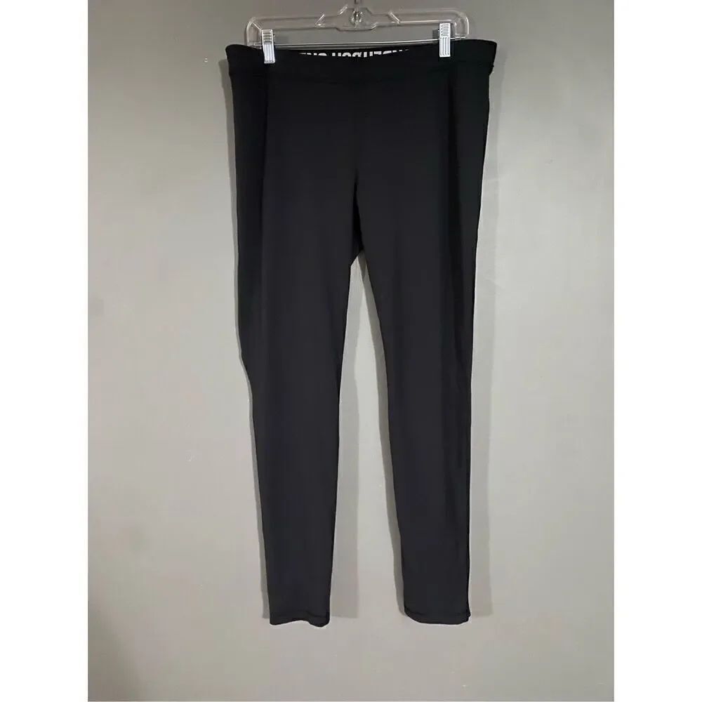 Under Armour Black Heat Gear Pull On Leggings Size XL NWOT